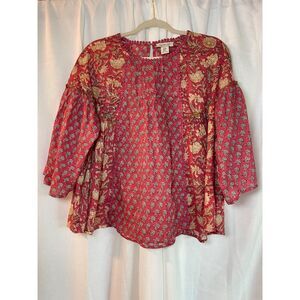 Rachel Zoe Bohemian Floral Peasant Blouse – Size M